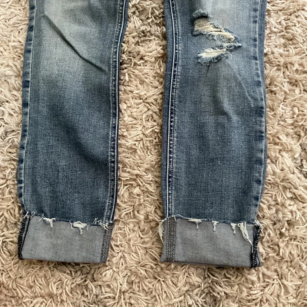 Silver Jeans Co Most Wanted Skinny Distressed Cuffed Jeans W24 L27 L63022EGX269
